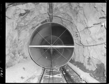 Big Creek - Mammoth Pool - Liner pipe at outlet