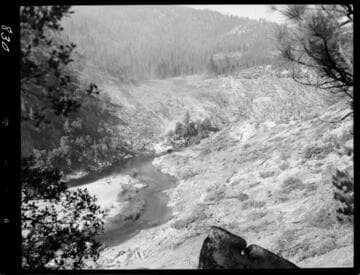 Big Creek - Mammoth Pool - Reservoir burning and clearing operation