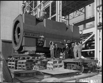 Moving condenser into steam plant