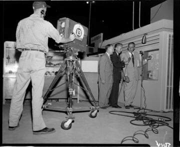 KCOP Channel 13 on-site television broadcast of Edison demonstrations