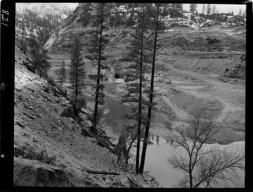 Big Creek - Mammoth Pool - Diversion tunnel after heavy rain
