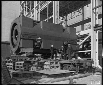 Moving condenser into steam plant