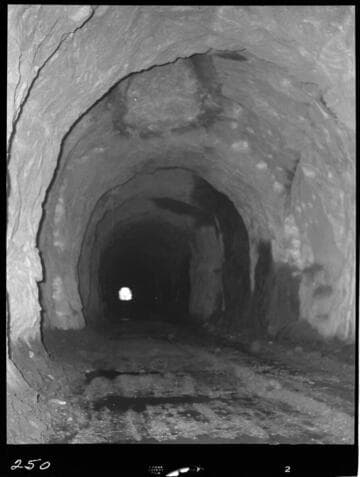 Big Creek - Mammoth Pool - Plug in section of diversion tunnel