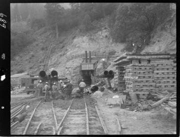 Big Creek - Mammoth Pool - Rock Creek adit portal and area