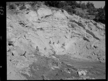 Big Creek - Mammoth Pool - Drilling on open cut excavation at Shakeflat