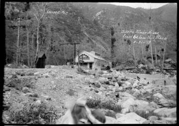 Sierra Powerhouse Building taken from point below the tailrace