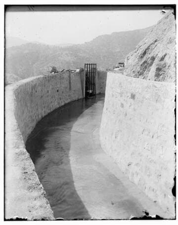 The reservoir at Kaweah #2 Hydro Plant