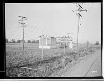The exterior of the Woodville Substation