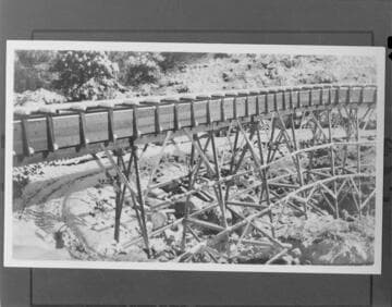 View of an unknown flume