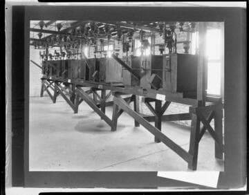 The switch house interior at Tule Hydro Plant