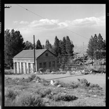 Lee Vining #3 Substation (former hydro plant for Southern Sierras Power Company)