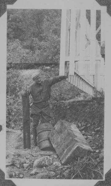 San Gorgonio Hydroelectric.After storm