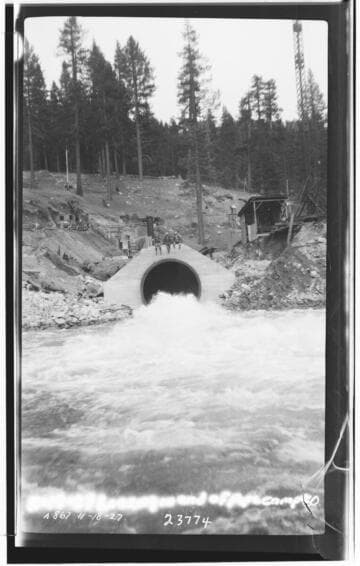 Big Creek, Florence Lake Dam - Florence Lake Tunnel