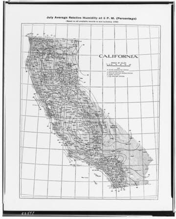 C1.1 - Charts miscellaneous - Weather chart for California