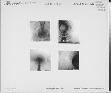 Big Creek, Mono-Bear Diversion - Mono-Bear Siphon, medium close-up