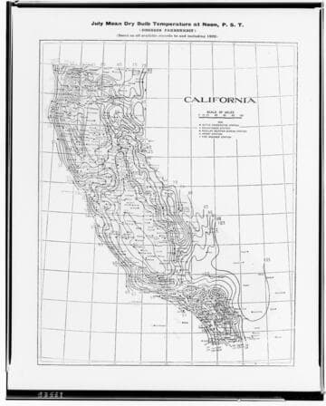 C1.1 - Charts miscellaneous - Weather chart for California