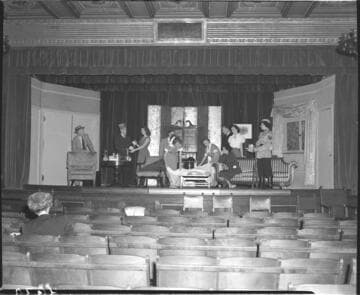 Rehearsal underway for stage production at Edison auditorium