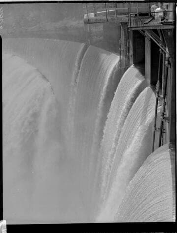 Big Creek Dam #6 spilling