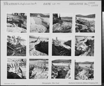 Big Creek, Huntington Lake Dams - Progress picture