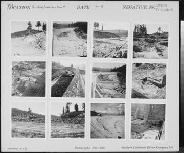 Big Creek, Huntington Lake Dams - Progress picture