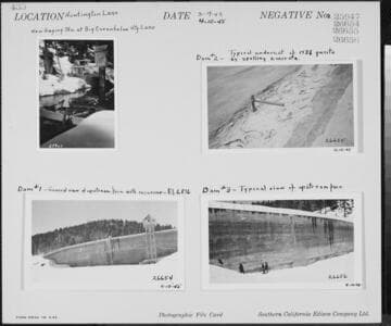 Big Creek, Huntington Lake Dams - New gauging station at Big Creek below Huntington Lake