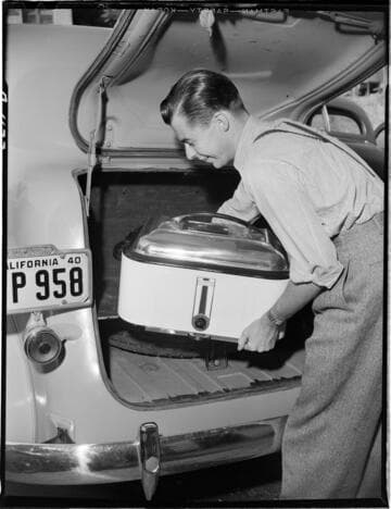 Bob Beredict and Westinghouse roaster