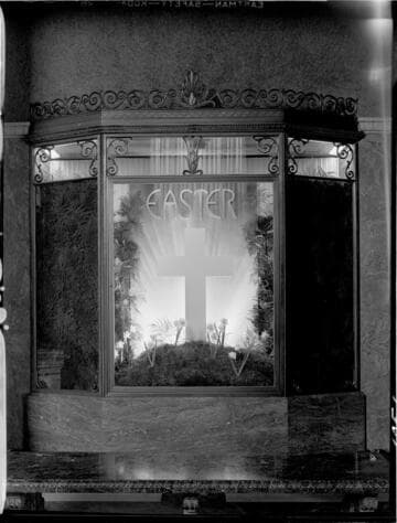 Easter window display