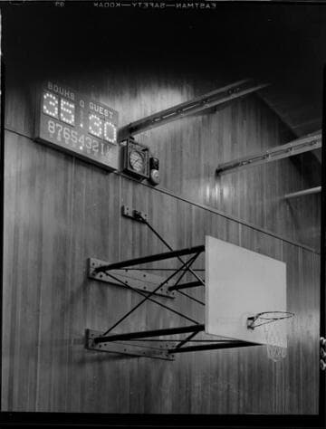 Lighted scoreboard for basketball