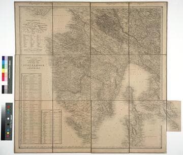 Erhöhung über dem Meere in Wiener Klafter der trigonometrisch bestimmten vorzüglichsten Punkte in der spezial Karte vom Steyermark und dem vormaligen Königreiche Jllyrien