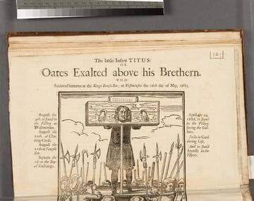 The little infant Titus: or Oates exalted above his brethern. Who recieved sentence at the Kings-Bench-Bar, at Westminster the 16th day of May, 1685