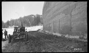 Big Creek, Huntington Lake Dams - Dam #2 - Backfill