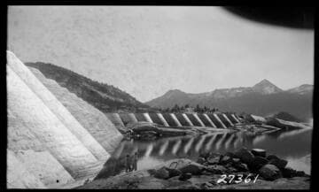 Big Creek, Florence Lake Dam - General view