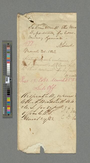 Abraham Lincoln note