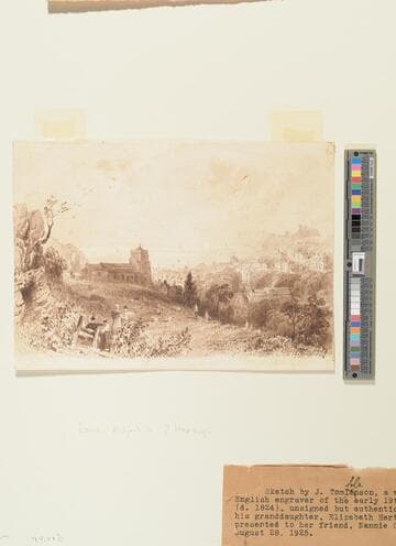 View of a Coast Town, Hastings (?)