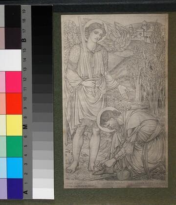 Michael the Archangel [?] with Kneeling Saint