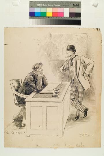 Men Talking in an Office