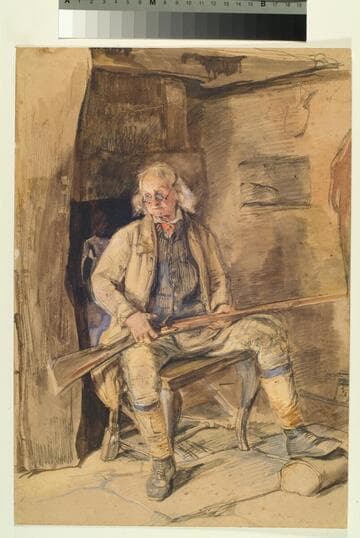 An Old Gamekeeper - a study