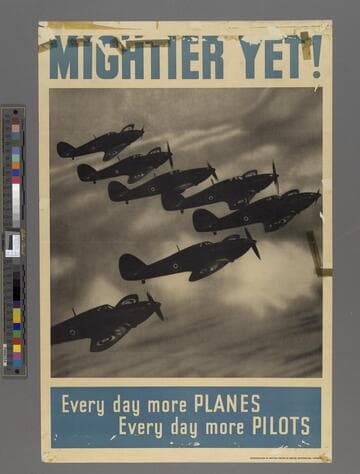 Mightier yet! Every day more planes. Every day more pilots