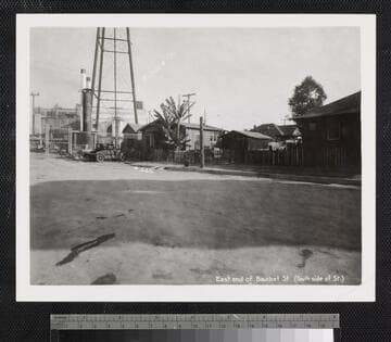 East end of Bauchet St. (South side of St.)
