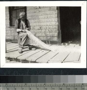 Old Ned, Karok Indian. Lives at Clear Creek, 12 miles below Happy Camp