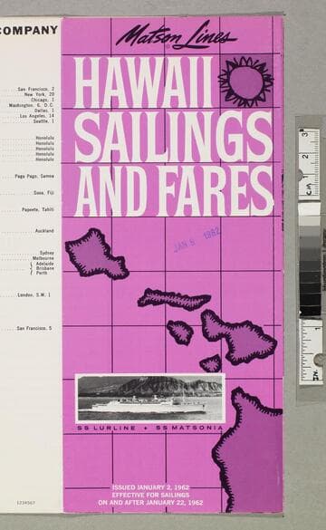 Hawaii sailings and fares