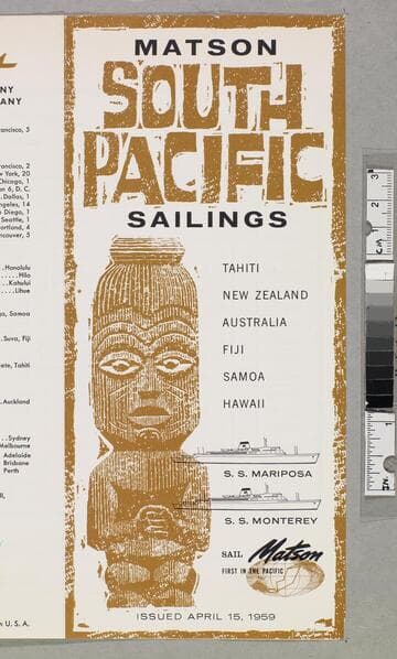 Matson South Pacific sailings