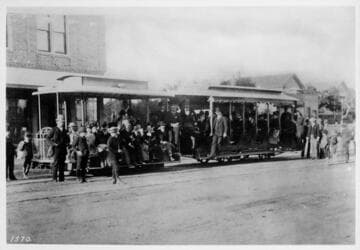 Cable Cars, Downey Avenue, now North Broadway