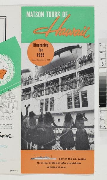 Matson tours of Hawaii : itineraries for 1955