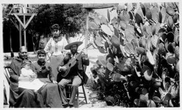 Hilario Ybarra home & family. Upper Main Street