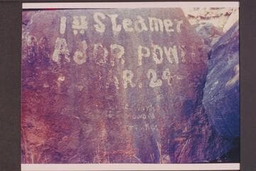 Powell inscription, Mile 212 7/8