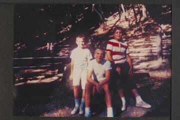 Paul, Tim, Mark, Julien; Armstrong Grove; Guerneville