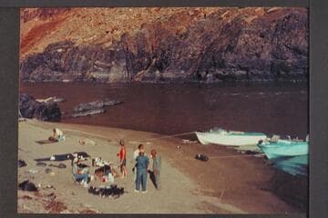 Harris-Brennan camp at head of Westwater Canyon