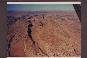 NNE from overhead of Y Canyon