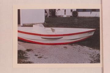 "EVA-L"; skiff built by Moulty Fulmer for Guy Taylor